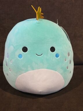Squishmallows Aqua and Yellow Sea Creature Plush - Chet